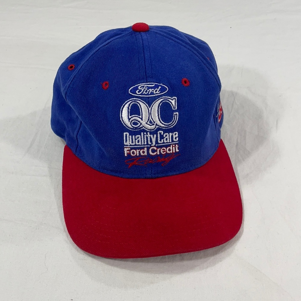Vintage Quality Care Ford nascar Snapback Hat